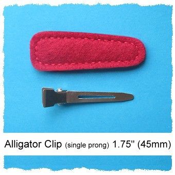 *SINGLE* Alligator Clip Cover Single Prong 45mm