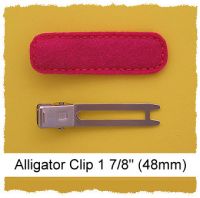 *SINGLE* 48mm Alligator Clip Cover Felt Stitchies