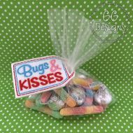 Bugs and Kisses Treat Bag Topper