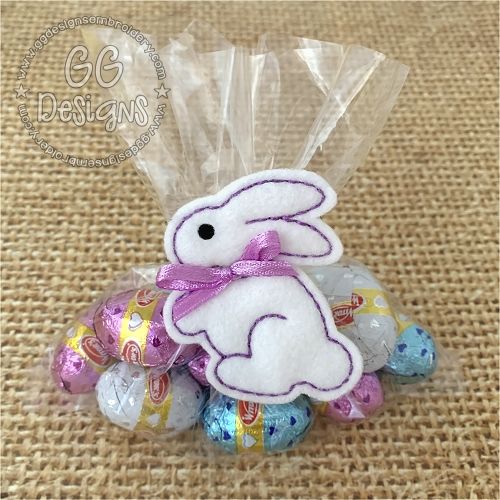 Sweet Bunny Treat Bag Topper
