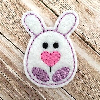 Bunny Egg Felt Stitchies