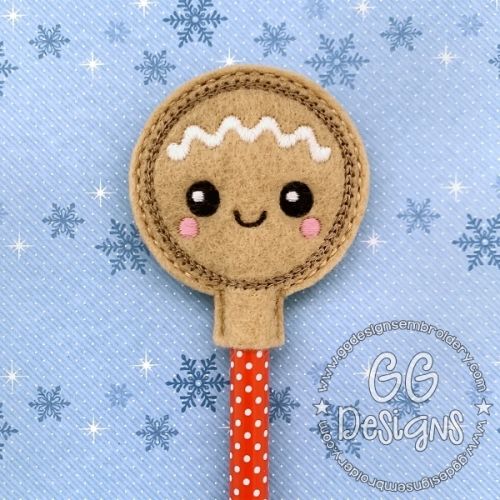 Gingerbread Baby Pencil Topper