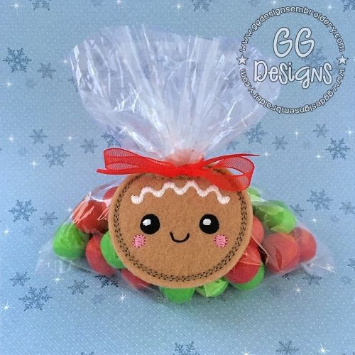 Gingerbread Baby Treat Bag Topper