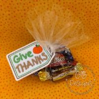 Give Thanks Treat Bag Topper