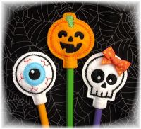 Halloween Pencil Toppers Set 3