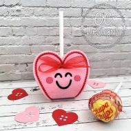 Smiley Heart Lollipop Wrap