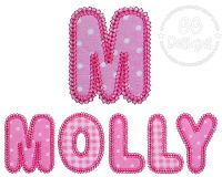 Mini Molly Applique Alphabet