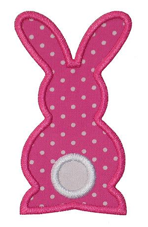 Bunny Silhouette Applique - GG Designs Embroidery