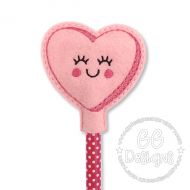 Smiley Heart Pencil Topper